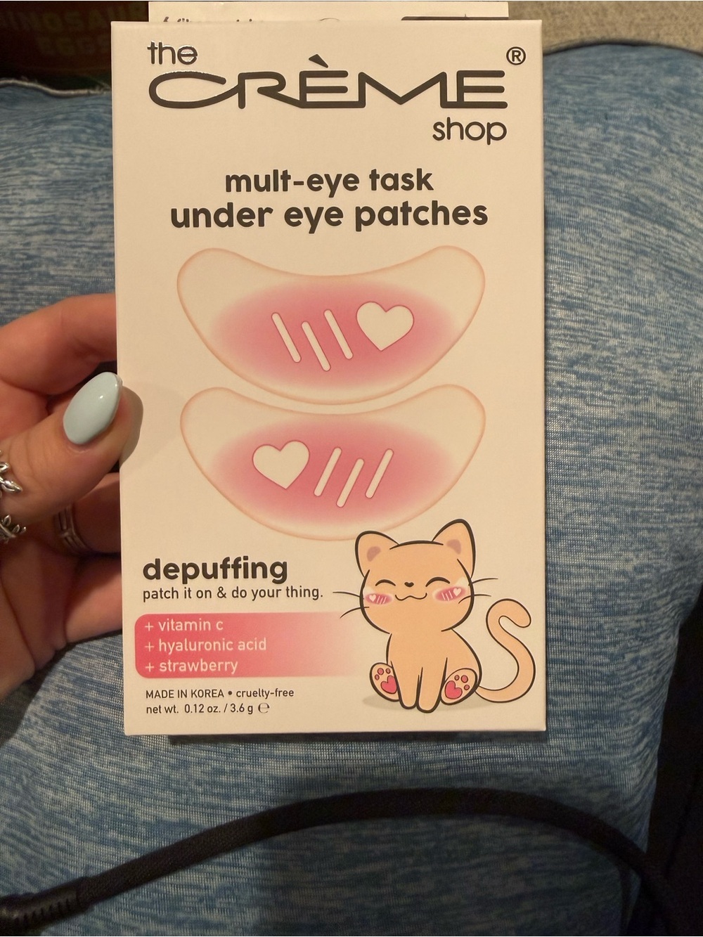 The Crème Shop Pink Depuffing Under Eye Patches - Hydrating & Brightening